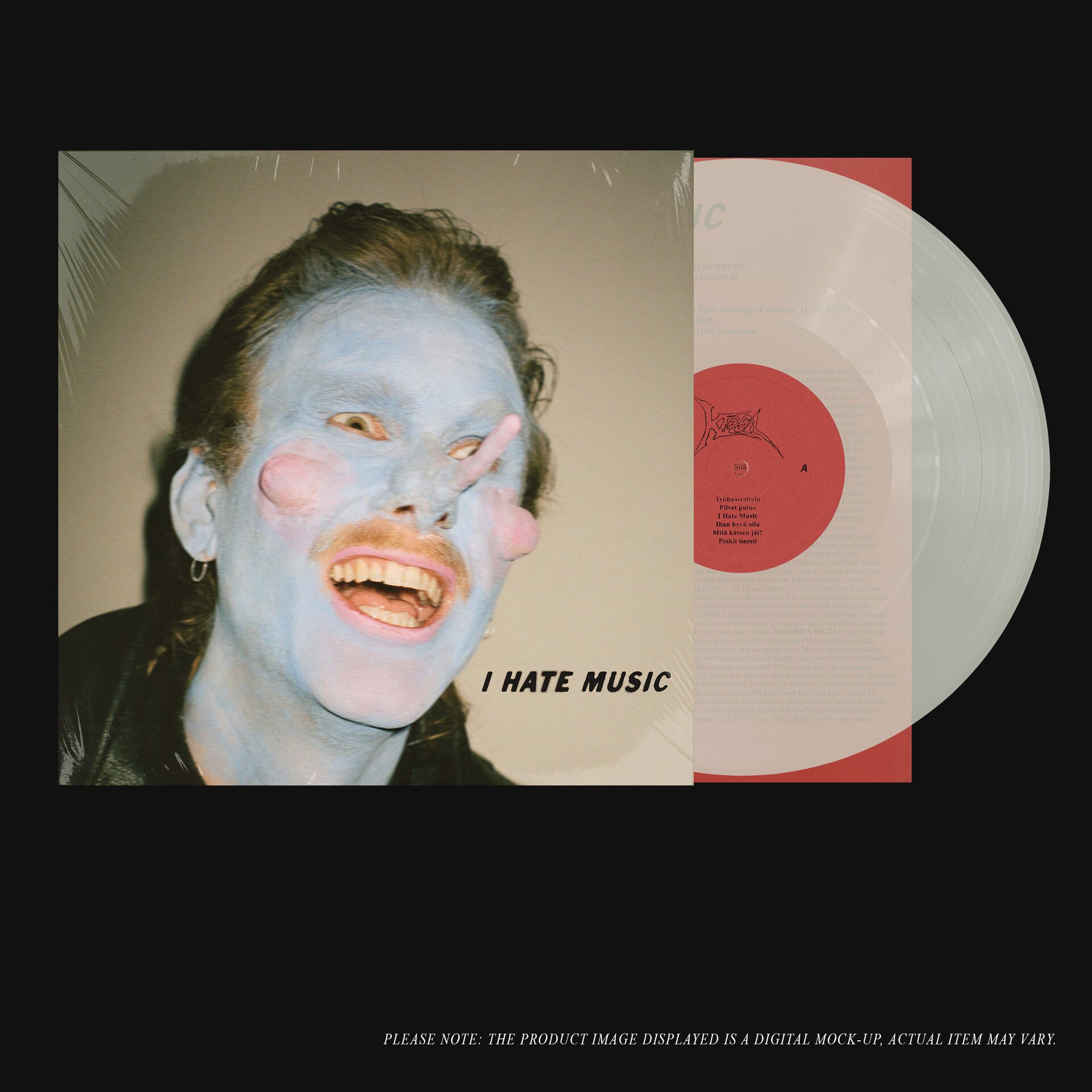 Kissa – I Hate Music LP (Natural Clear vinyl)