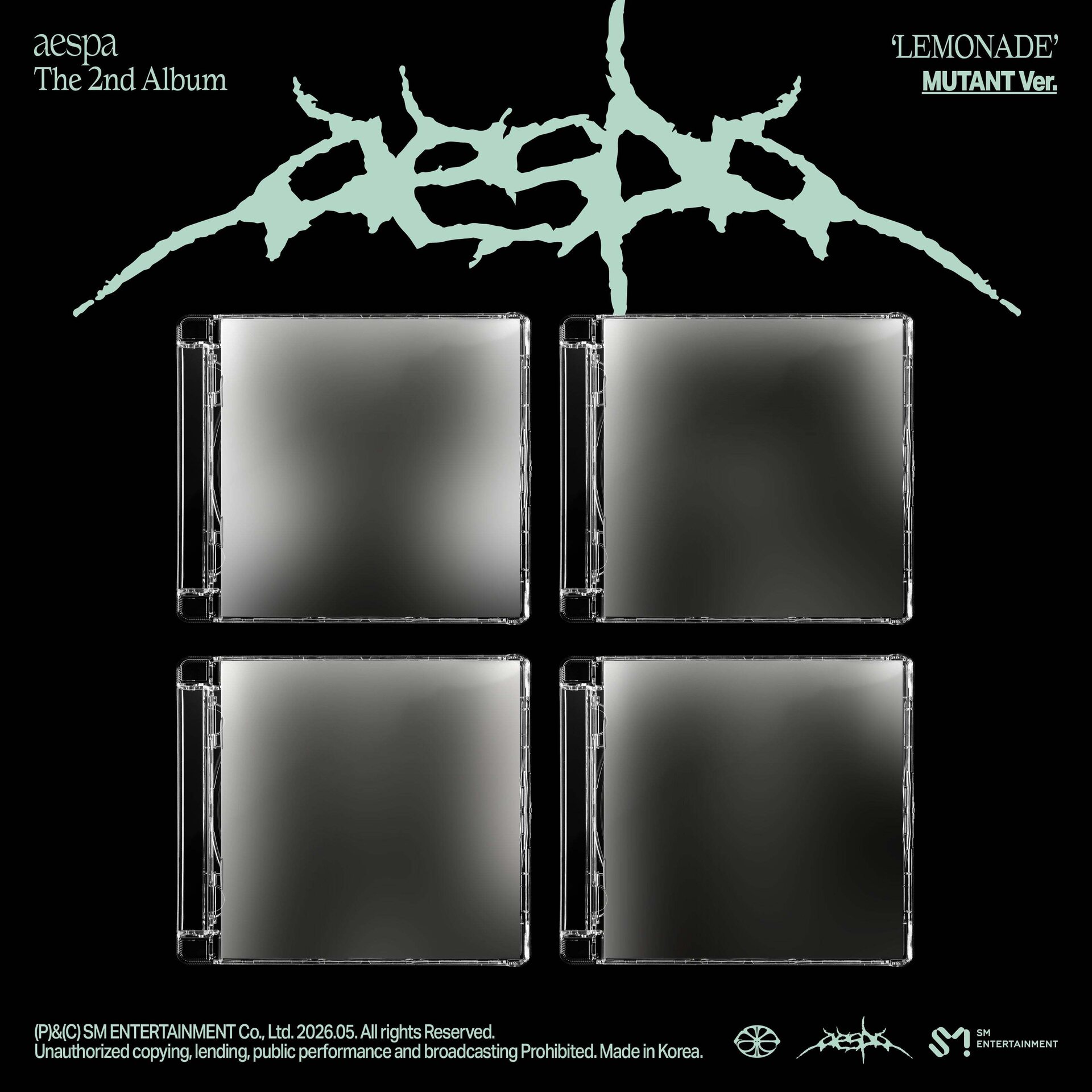 Aespa – The 2nd Album ‘Lemonade’ CD (MUTANT Ver.)