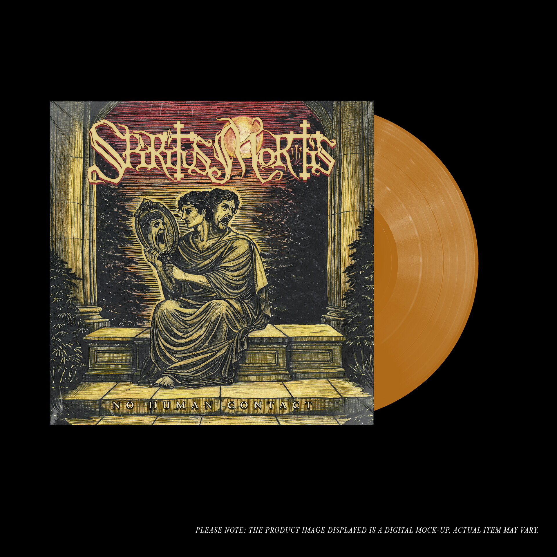 Spiritus Mortis – No Human Contact LP (Limited Transparent Orange Vinyl)