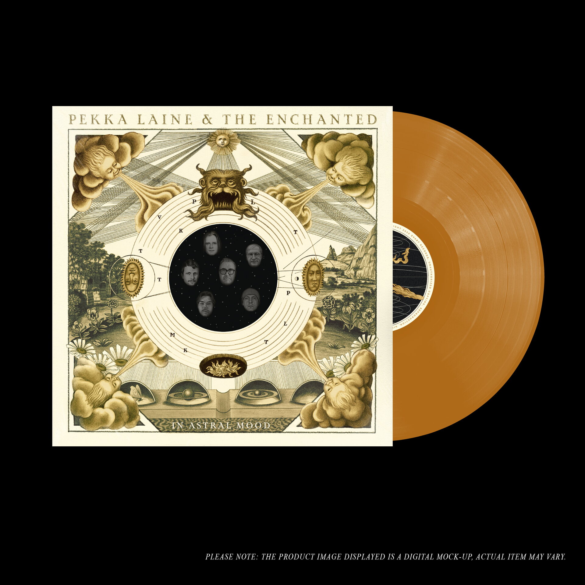 Pekka Laine – Pekka Laine & The Enchanted in Astral Mood LP (Limited Orange Vinyl)