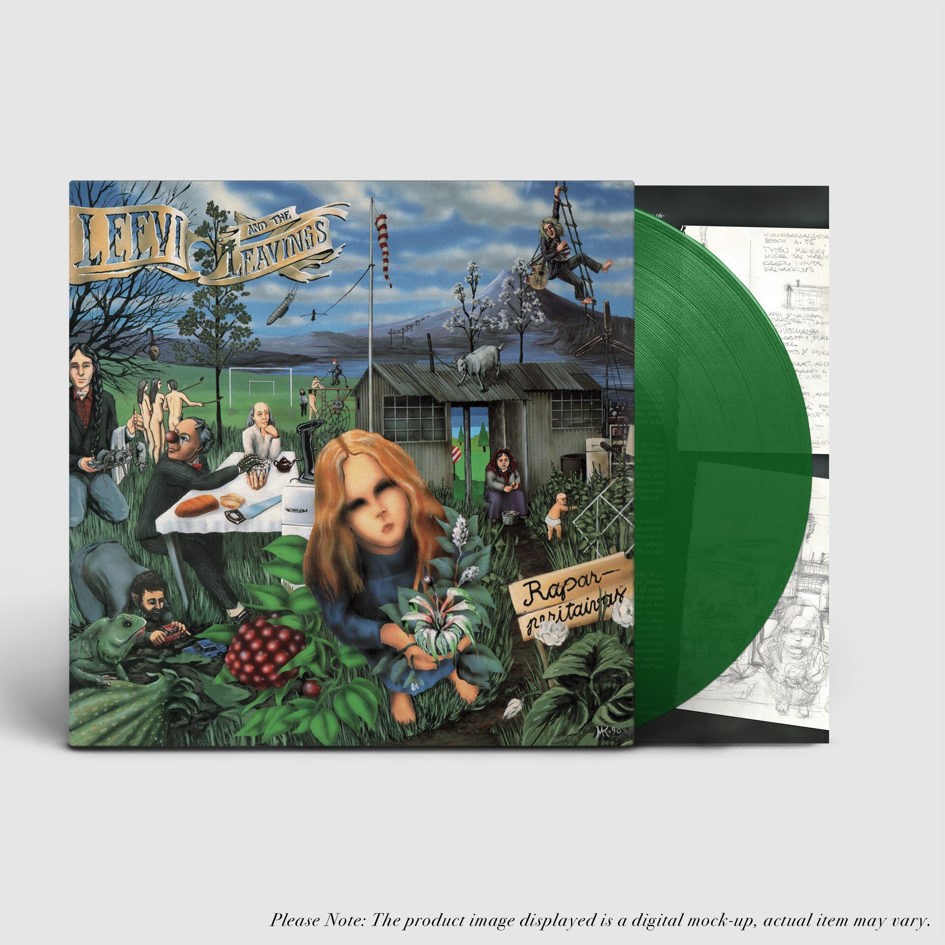 Leevi and the Leavings – Raparperitaivas LP Green Vinyl