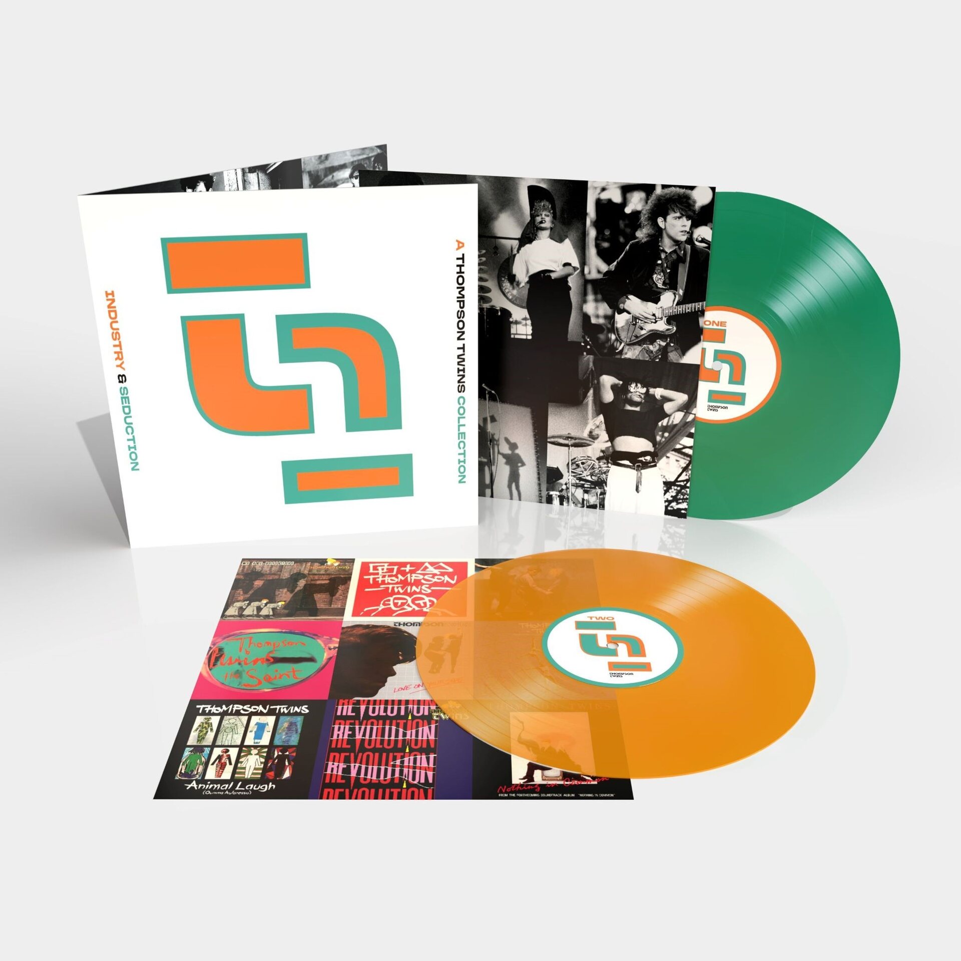 Thompson Twins – Industry & Seduction: A Thompson Twins Collection 2LP (Transparent Green & Orange Vinyl)