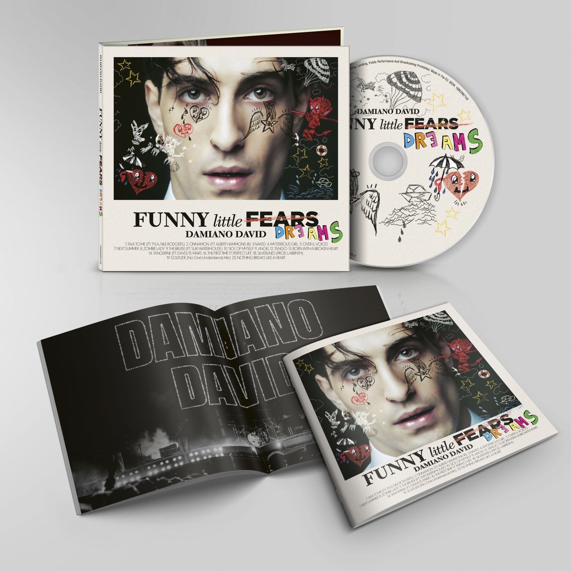 Damiano David – Funny Little Fears (Dreams) CD (Softpack)