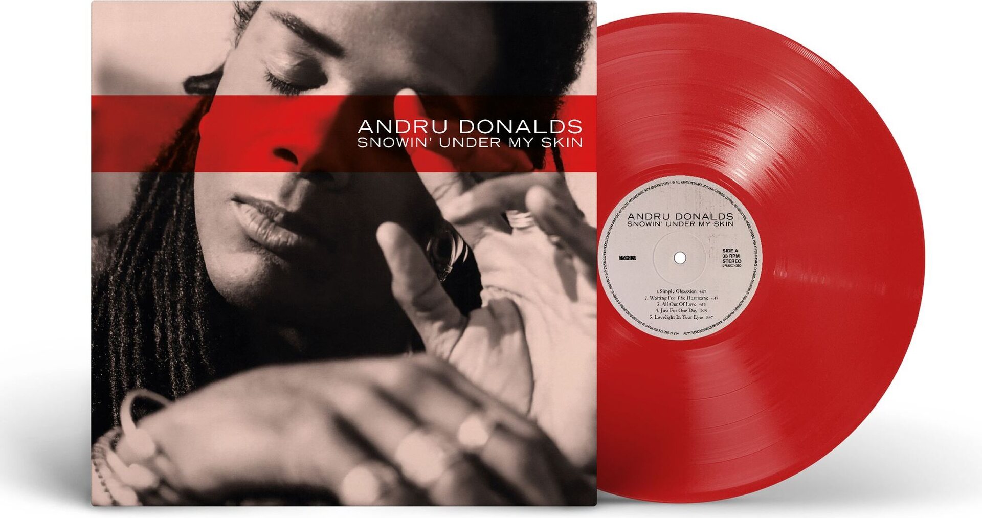 Andru Donalds – Snowin' Under My Skin LP Red Vinyl