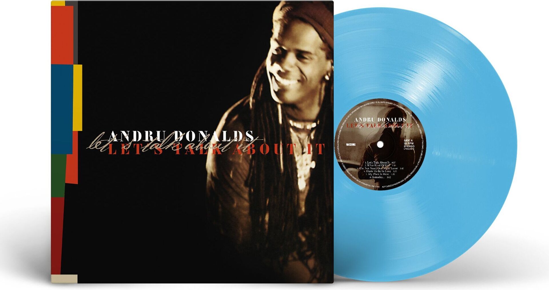Andru Donalds – Let's Talk About It LP Turquoiuse Vinyl