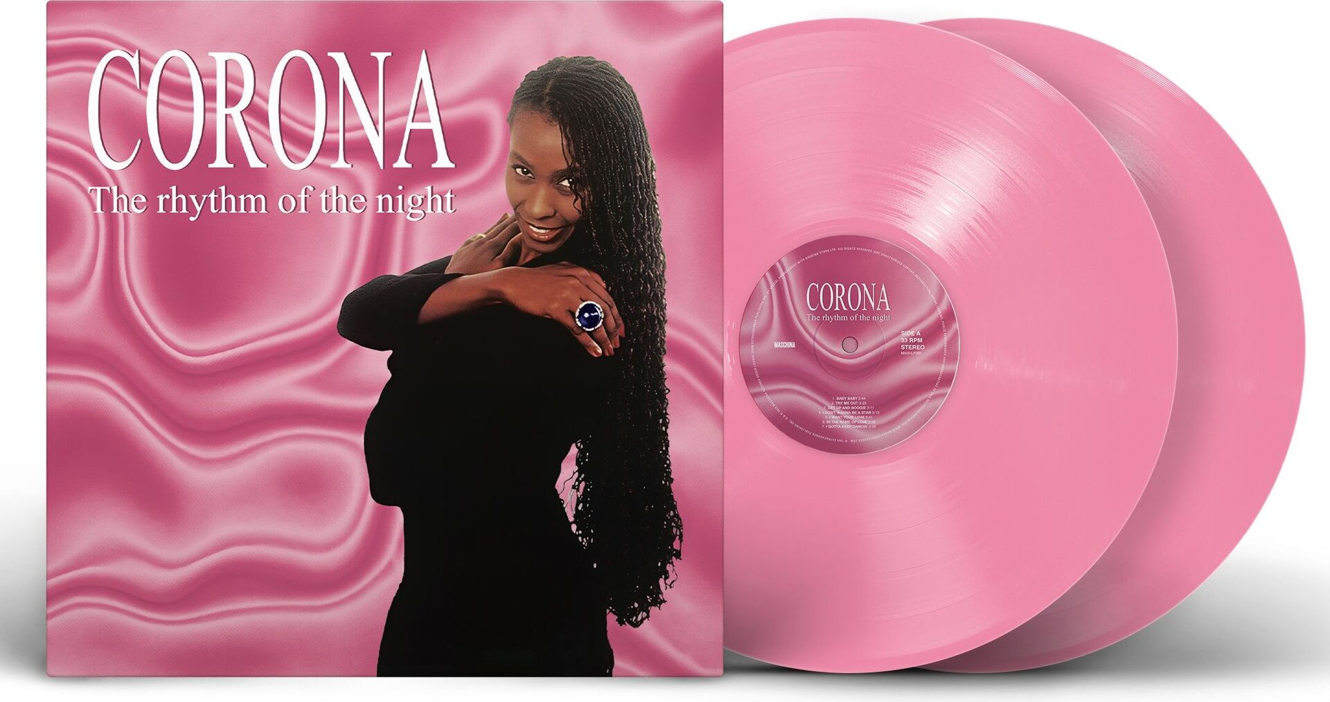 Corona – The Rhythm Of The Night 2LP (Pink Vinyl)