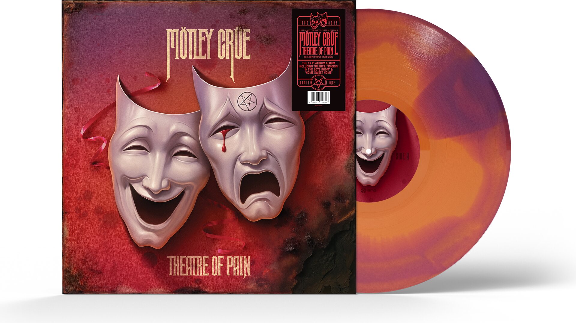 Mötley Crüe – Theatre Of Pain (40th Anniversary) LP (Purple Vinyl)