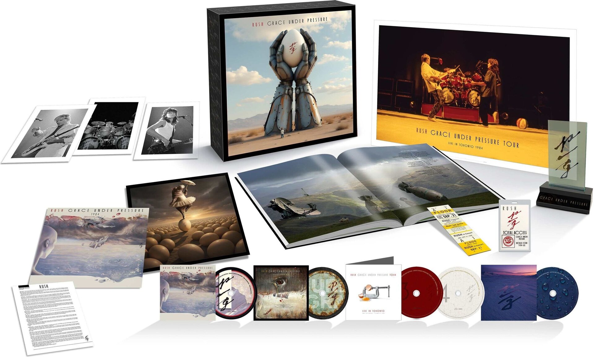 Rush – Grace Under Pressure (Limited Super Deluxe Edition) 4CD+Blu-ray Audio Box Set