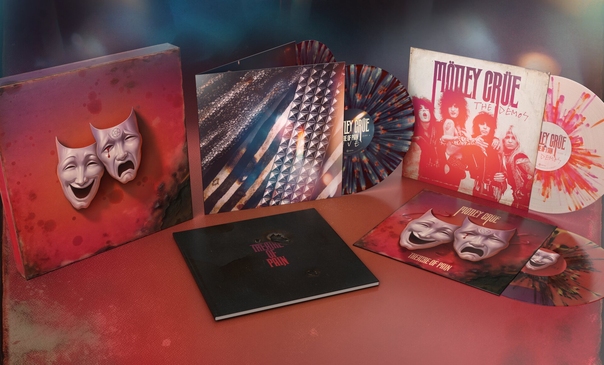 Mötley Crüe – Theatre Of Pain (40th Anniversary) 4LP (Splatter Vinyl Box Set)