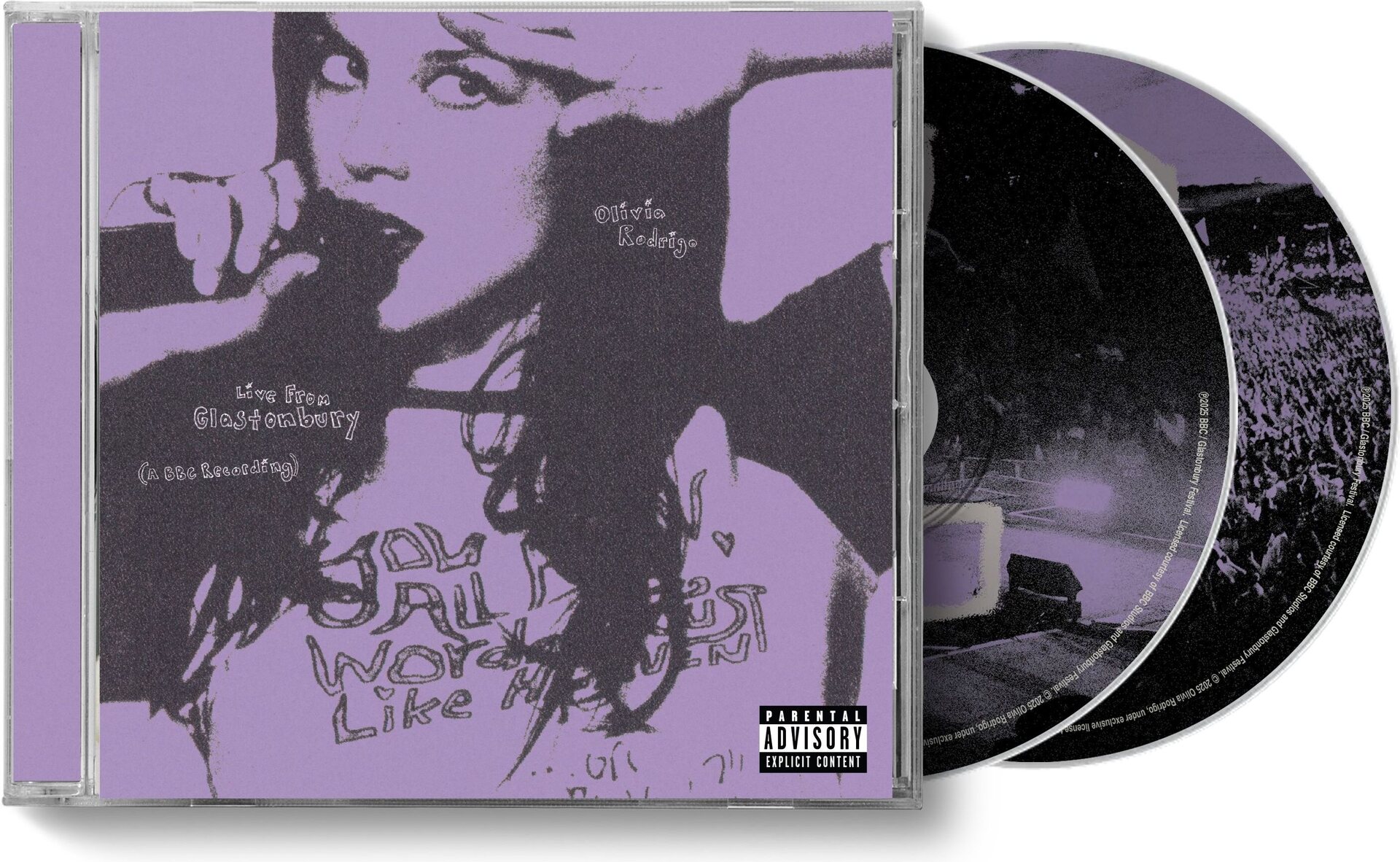 Olivia Rodrigo – Live From Glastonbury 2CD