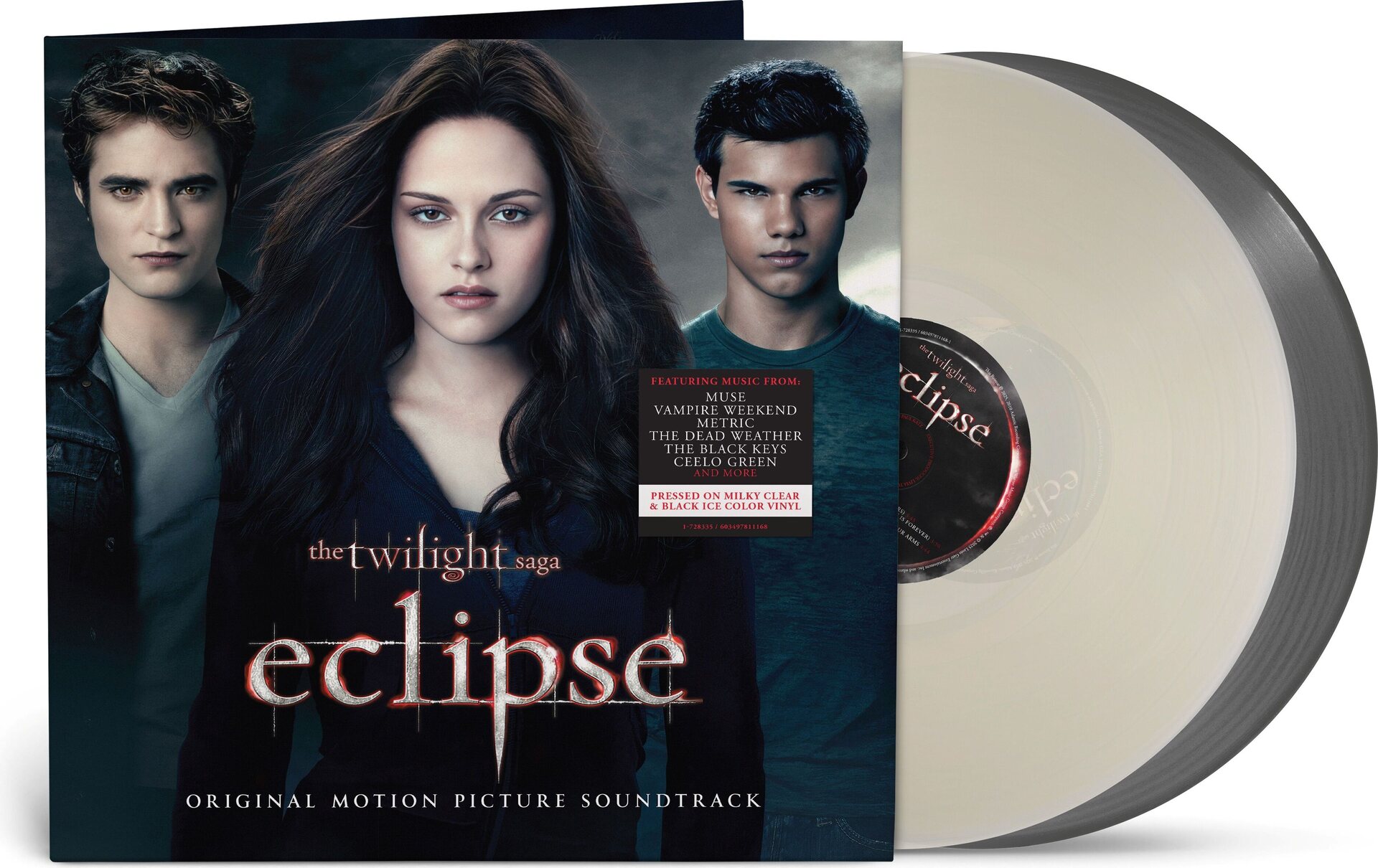 Twilight Saga – Eclipse 2LP (Clear (dics1) & Black Ice (disc2) Vinyl)