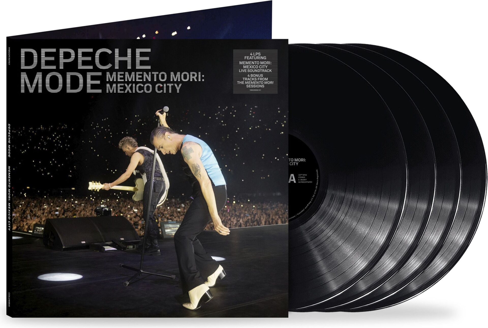 Depeche Mode – Memento Mori: Mexico City 4LP (Black Vinyl)