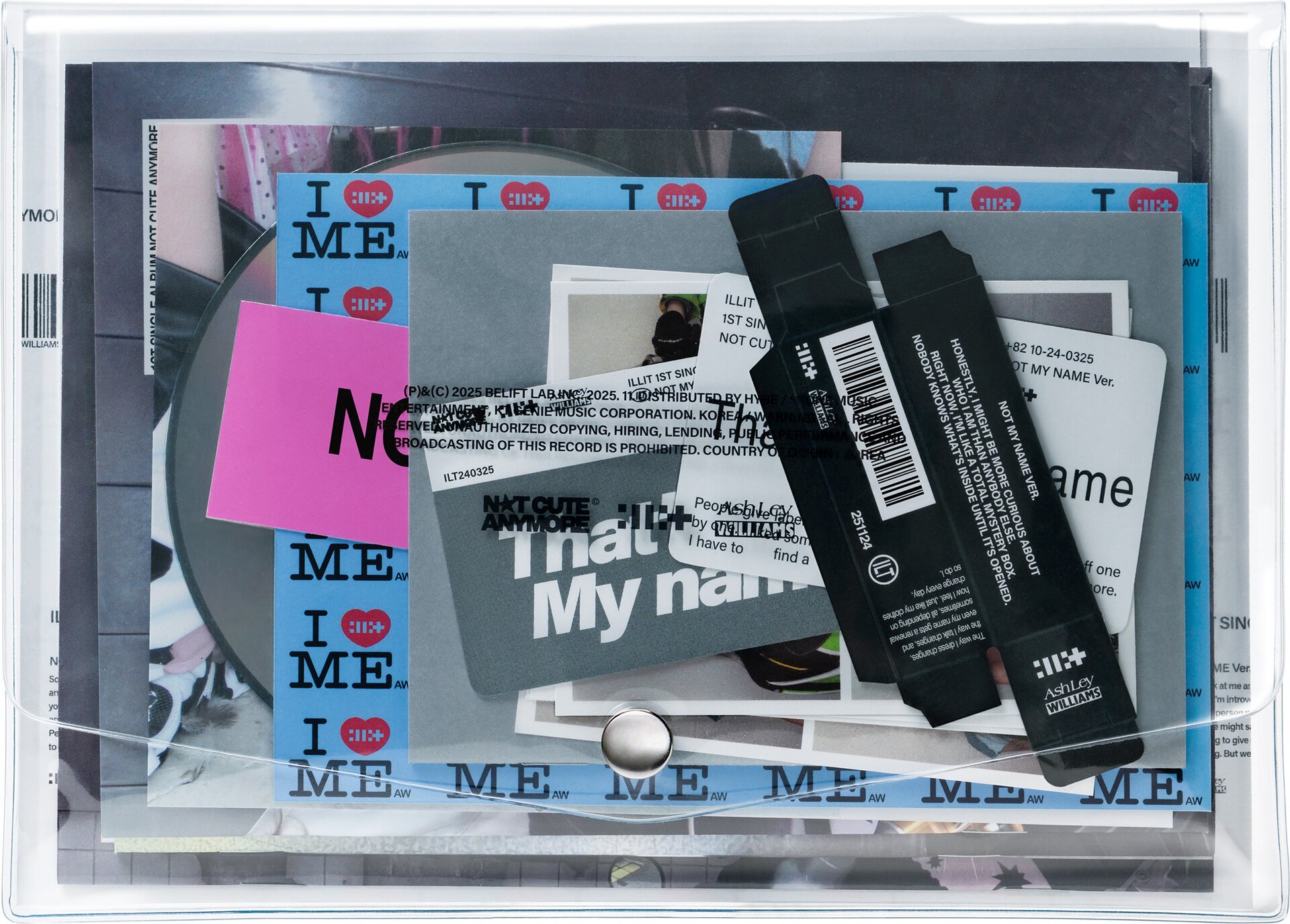 ILLIT – ILLIT 1st Single Album - NOT CUTE ANYMORE CD (NOT MY NAME Ver.)