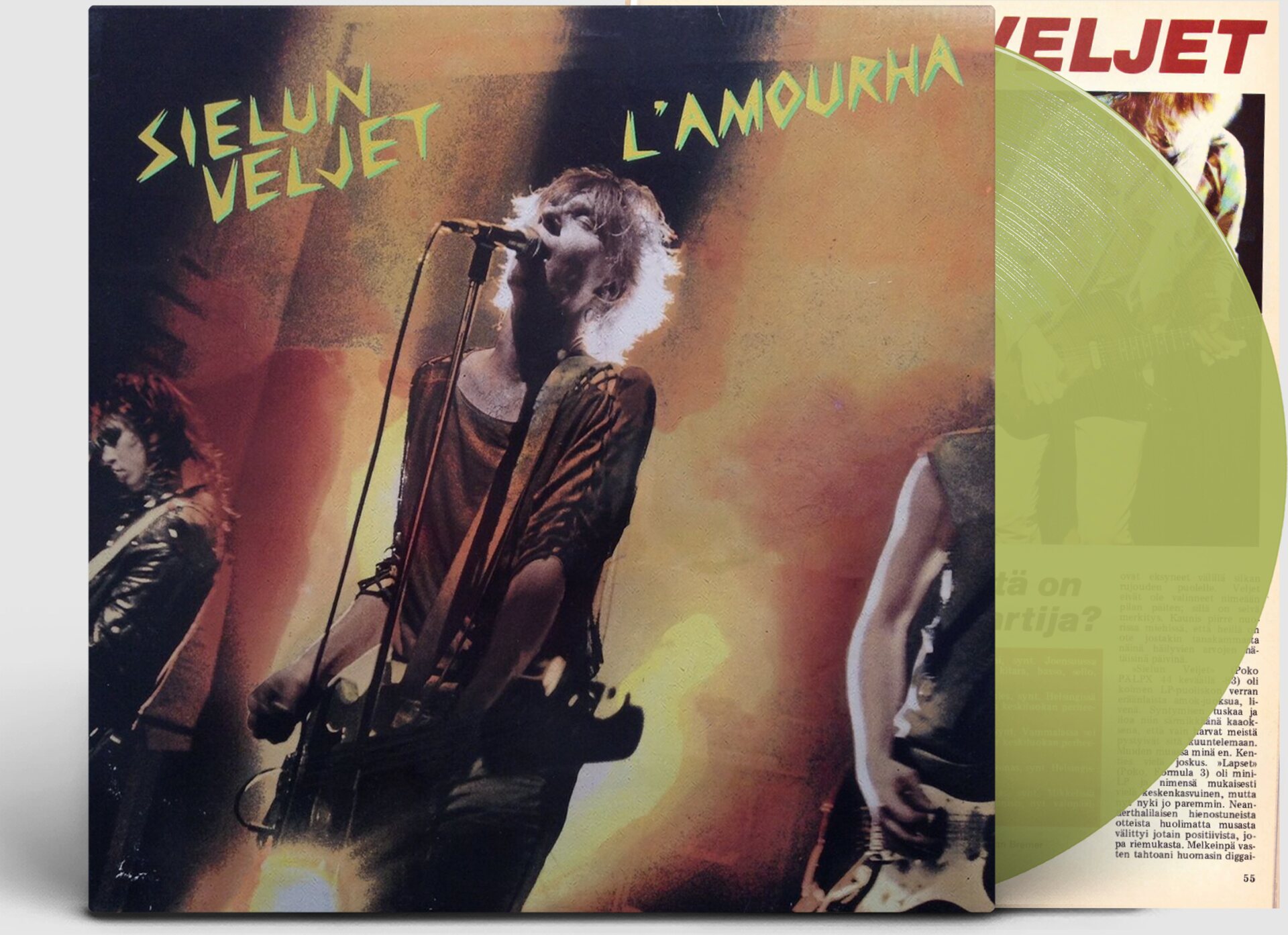 Sielun Veljet – L'Amourha LP (Transparent Lime Vinyl)