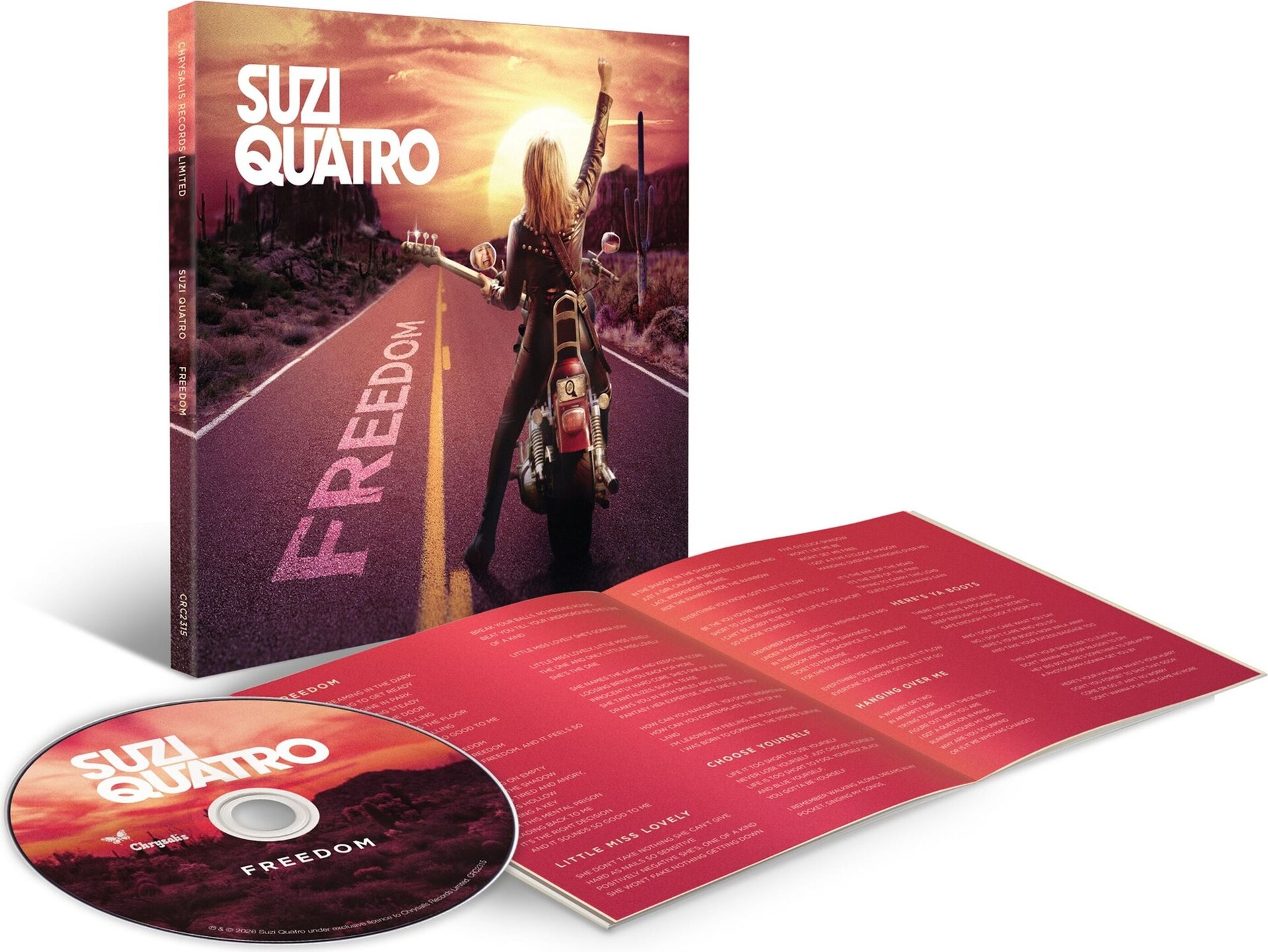 Suzi Quatro – Freedom CD (Digipak, Limited Edition)