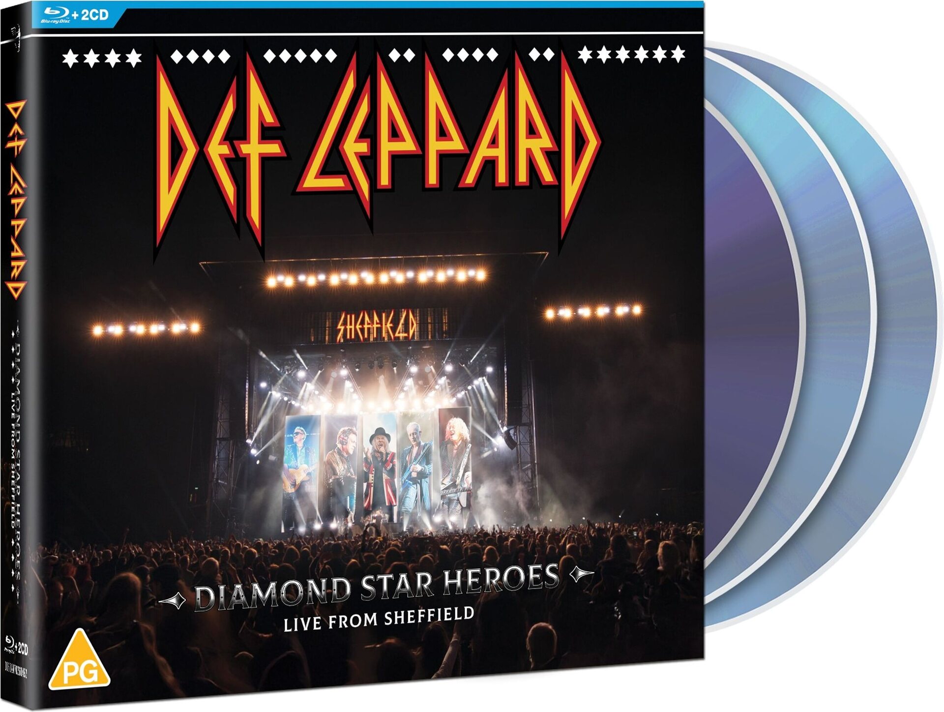 Def Leppard – Diamond Star Heroes: Live From Sheffield 2CD+Blu-ray