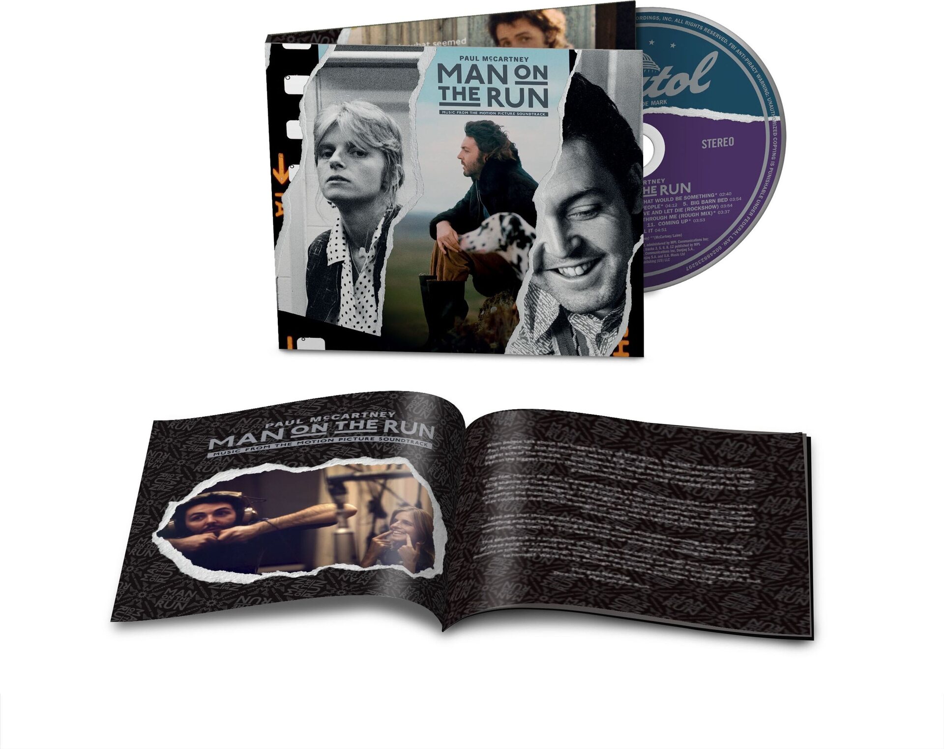 Paul McCartney – Man On The Run (Music from the Motion Picture Soundtrack) CD