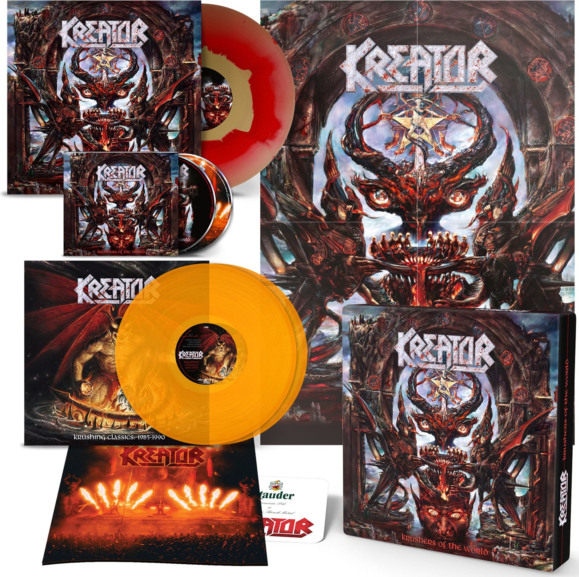 Kreator – Krushers Of The World 2LP+2CD Box Set