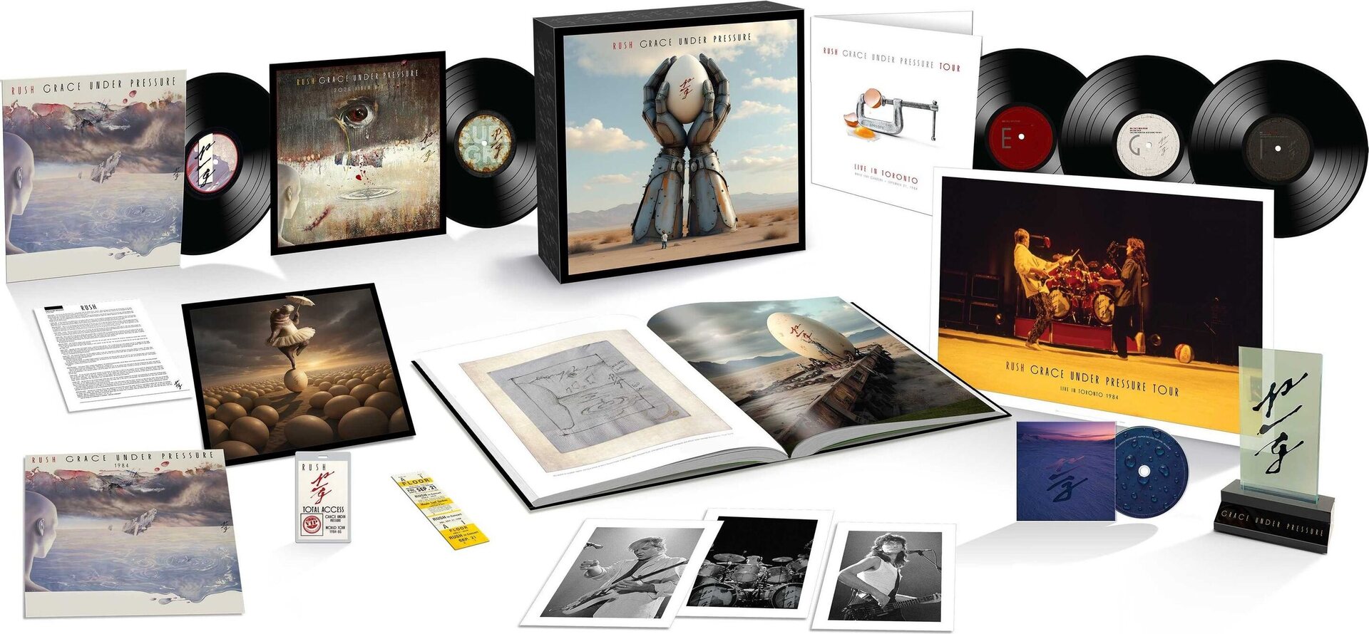 Rush – Grace Under Pressure (Limited Super Deluxe Edition) 5LP+Blu-ray Audio Box Set