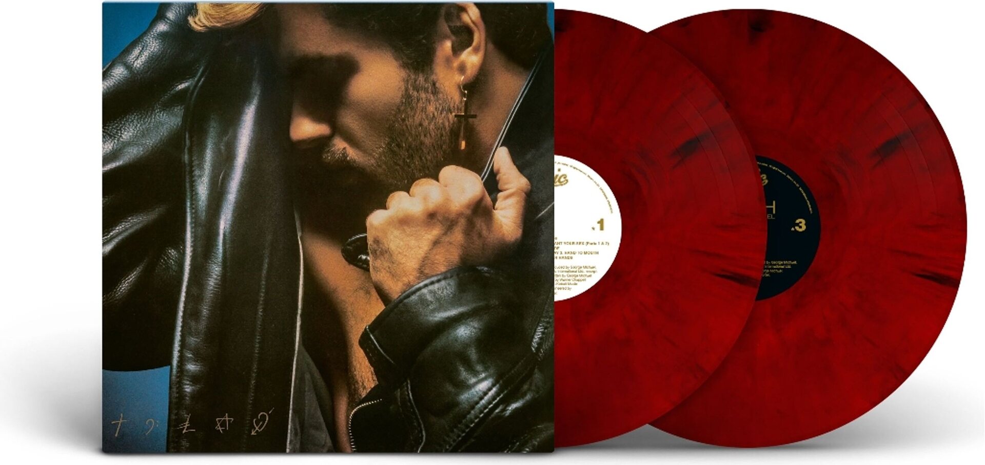 George Michael – Faith 2LP (Red Marble Vinyl)