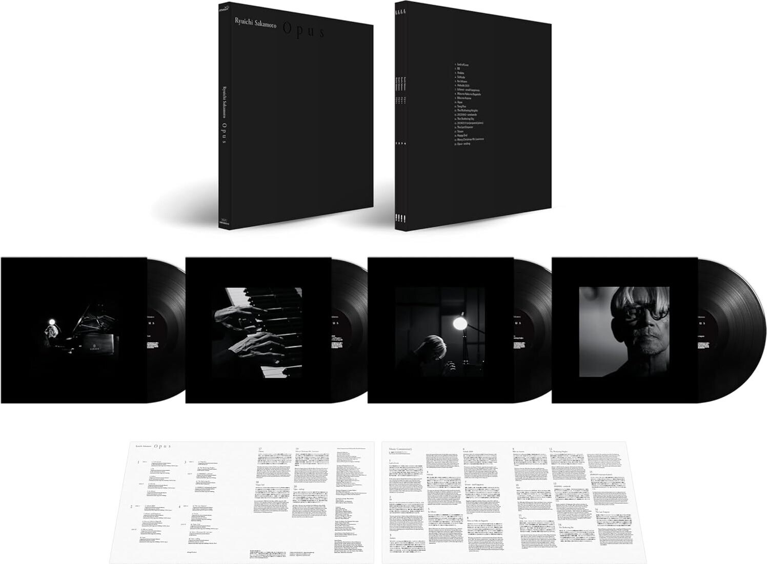 Ryuichi Sakamoto – Opus 4LP (Deluxe-Edition)