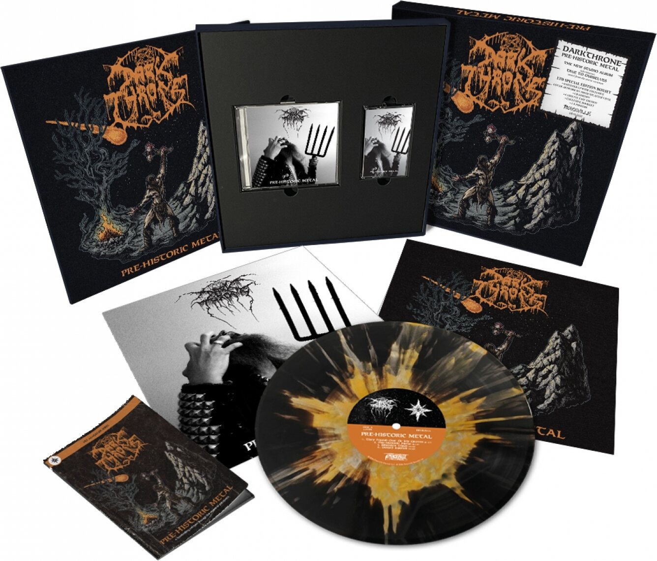 Darkthrone – Pre-Historic Metal CD+MC+LP Box Set