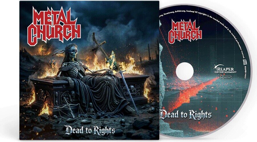 Metal Church – Dead To Rights CD (Digipak with Bonus Song)