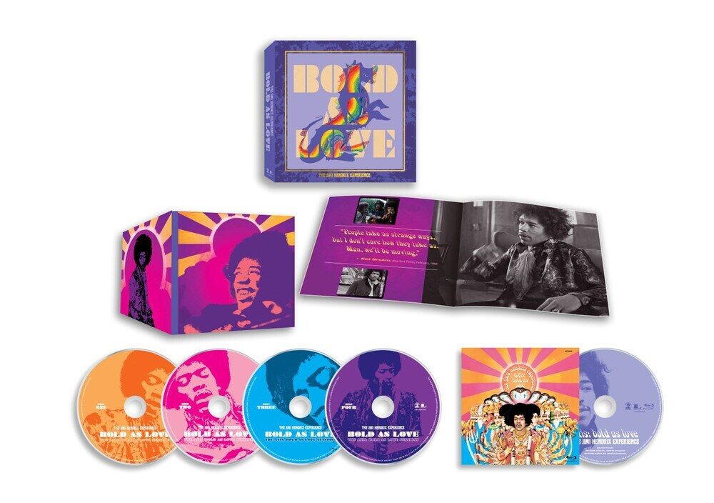 Jimi Hendrix Experience – Bold As Love 4CD+Blu-ray Box Set