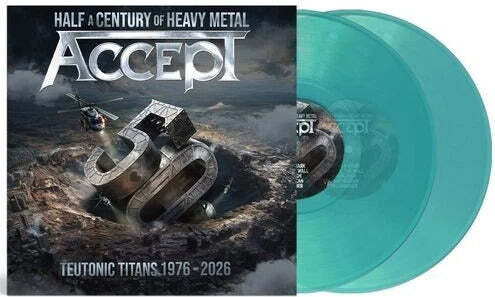 Accept – Teutonic Titans 1976-2026 2LP (Turquoise Vinyl)