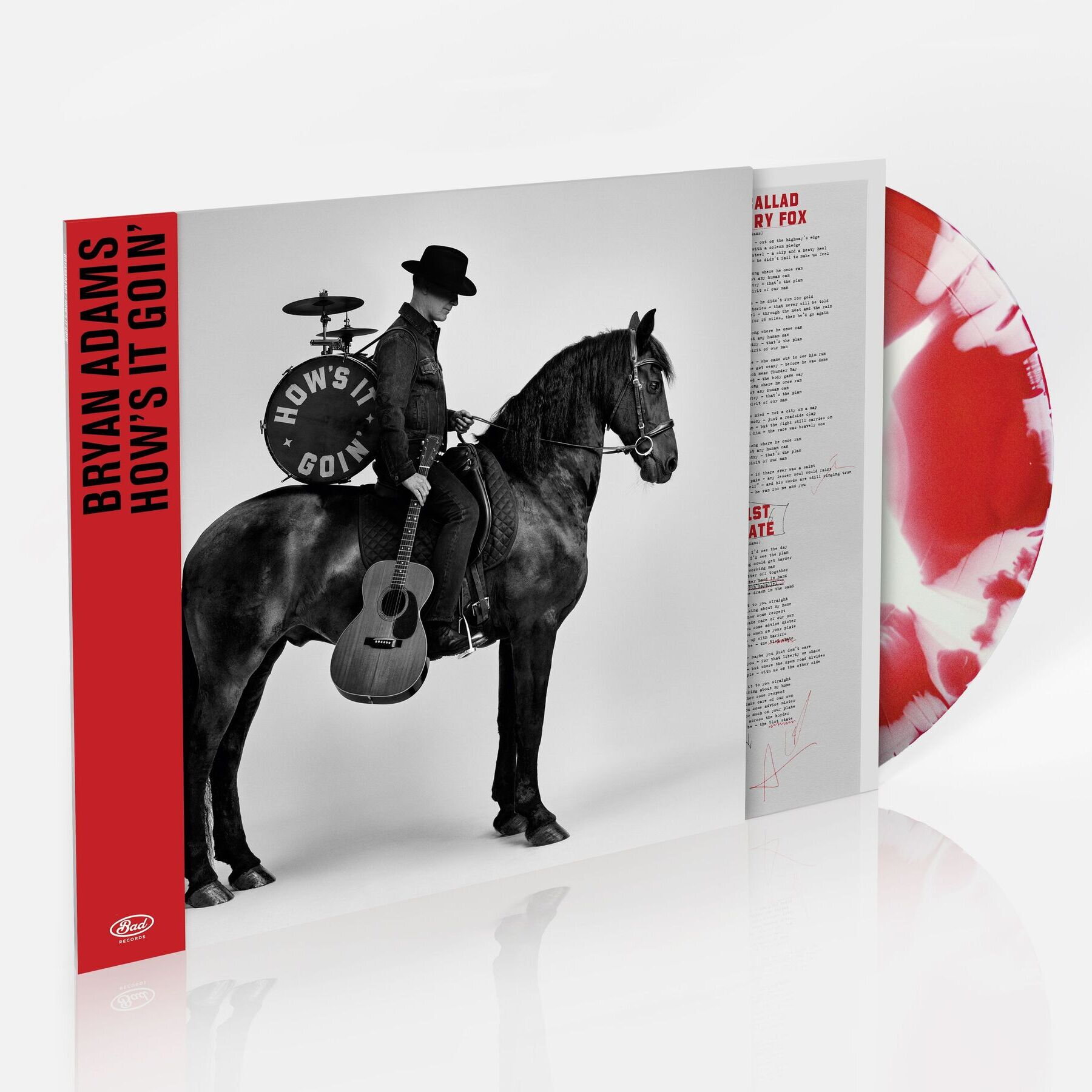 Bryan Adams – How's It Goin' LP (Red/White Sunburst Vinyl)