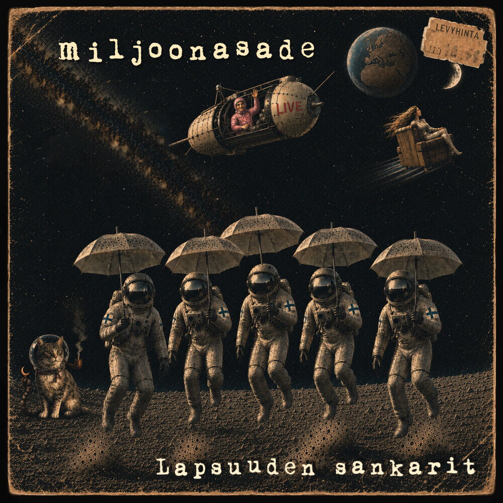 Miljoonasade – Lapsuuden sankarit (Live) LP (Black Vinyl)