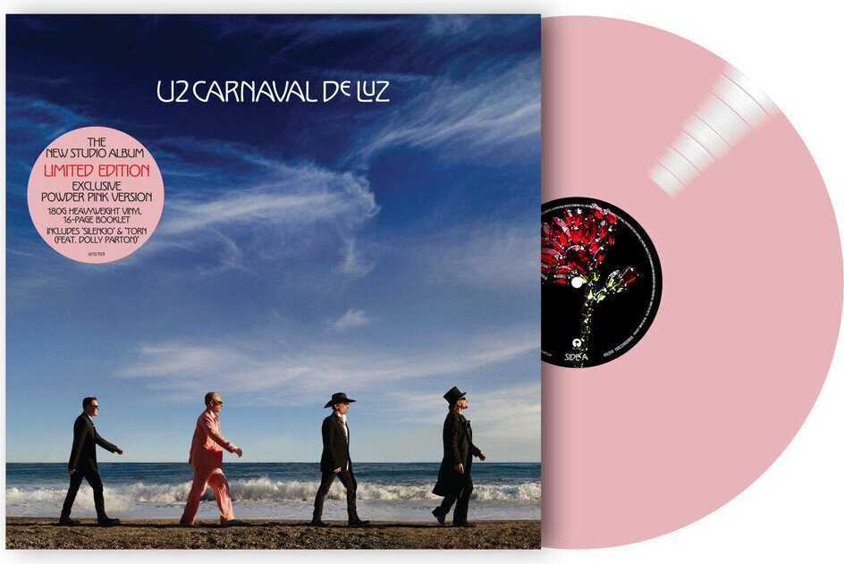 U2 – Carnaval De Luz LP (Powder Rose Pink Vinyl)