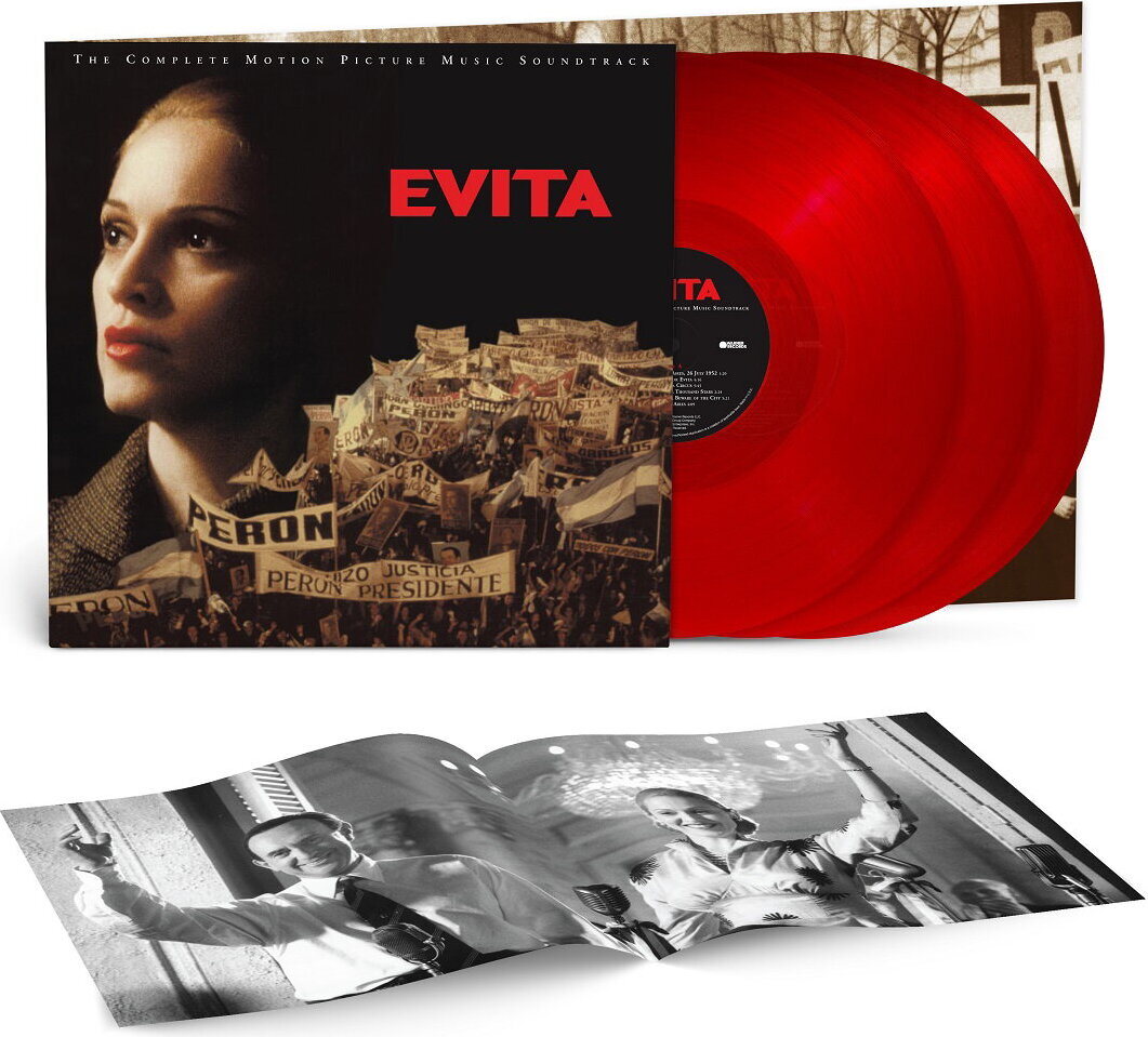 Madonna – Evita : The Complete Motion Picture Soundtrack 3LP (Translucent Red Vinyl)