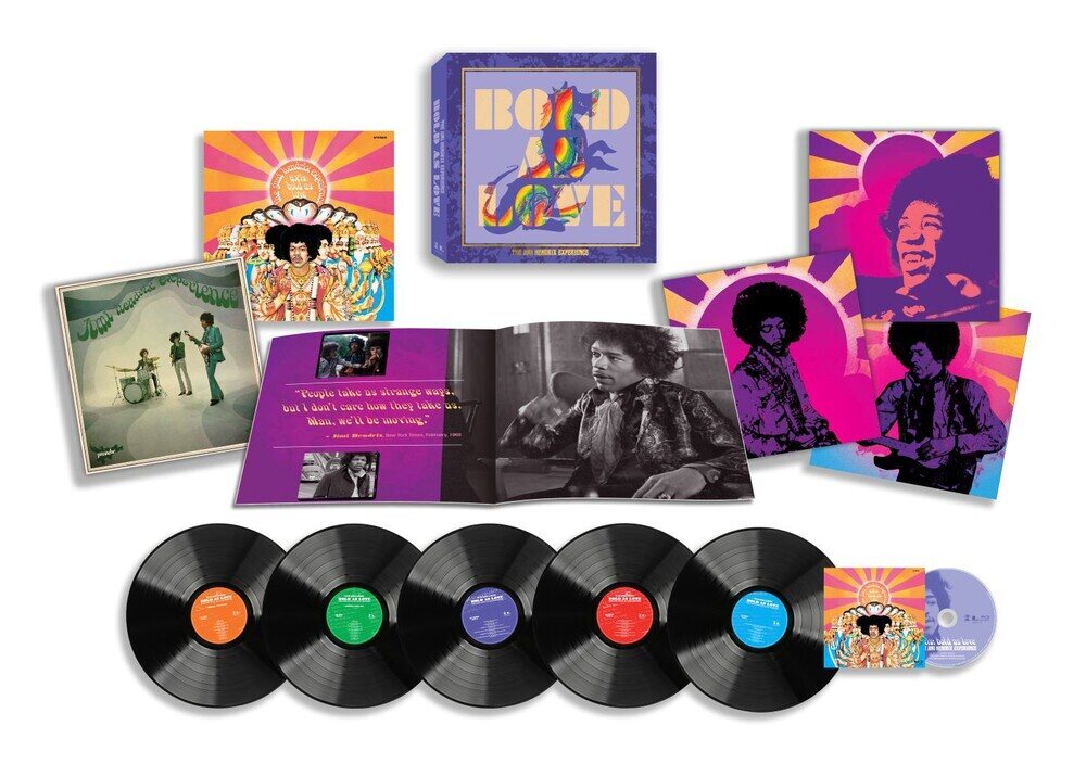 Jimi Hendrix Experience – Bold As Love 5LP+Blu-ray Box Set