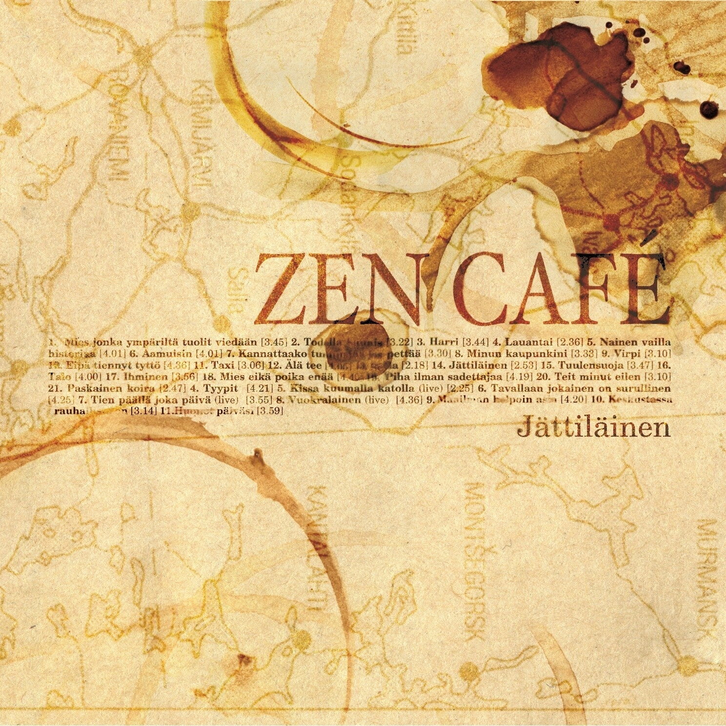 Zen Café ‎– Jättiläinen 2CD (Digipak)