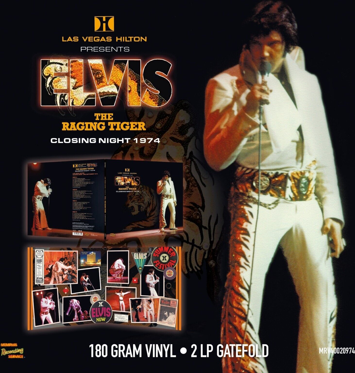 Elvis Presley – Elvis The Raging Tiger Closing Night 1974 2LP
