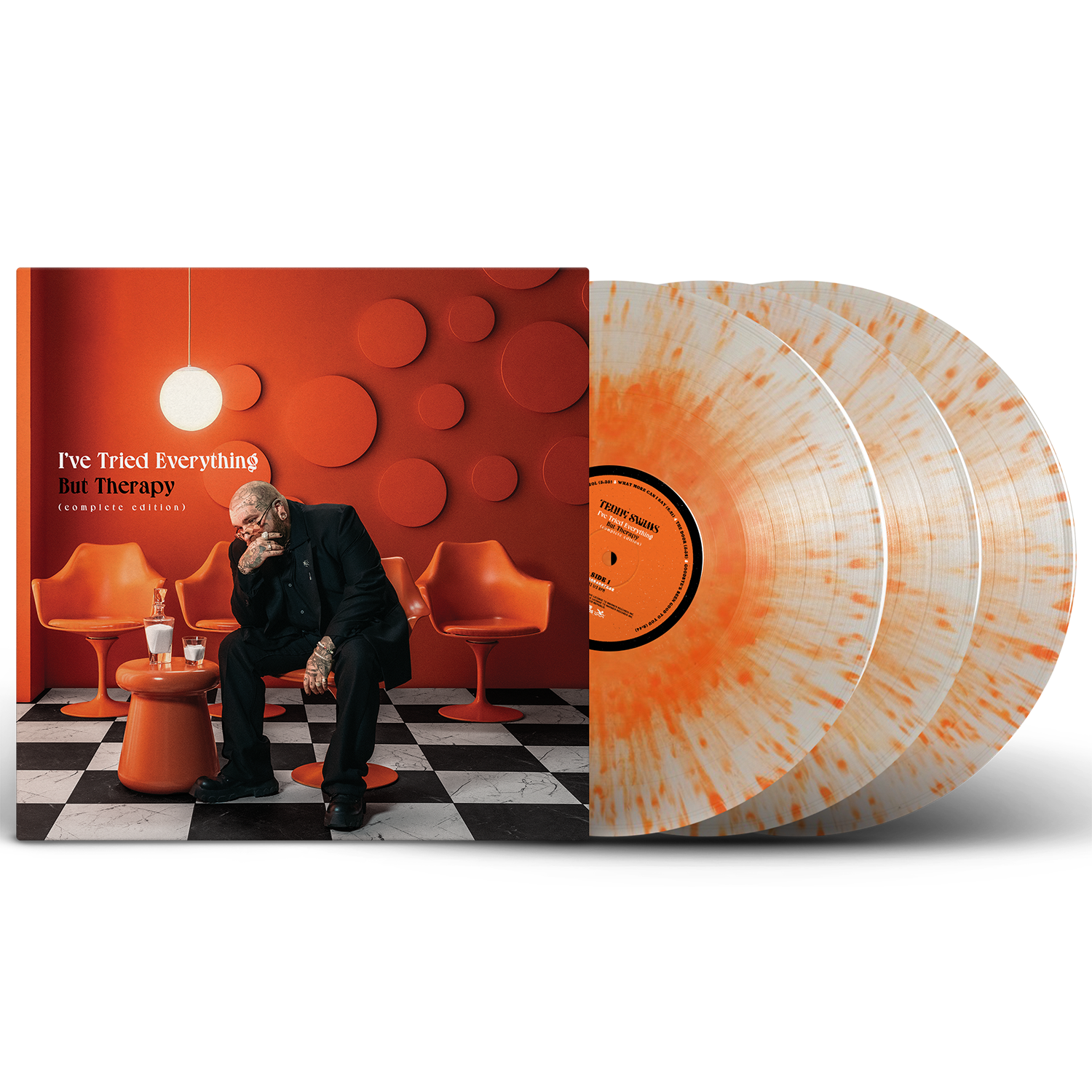 Teddy Swims – I've Tried Everything But Therapy (Complete Edition) 3LP (Milky clear and orange splatter vinyl)