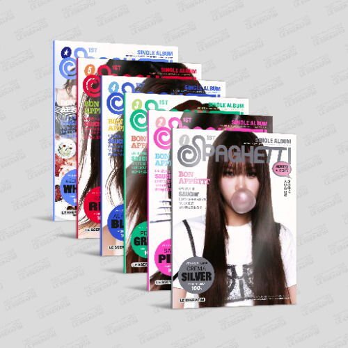 LE SSERAFIM – 1st Single Album 'SPAGHETTI' CD (COMPACT ver.)