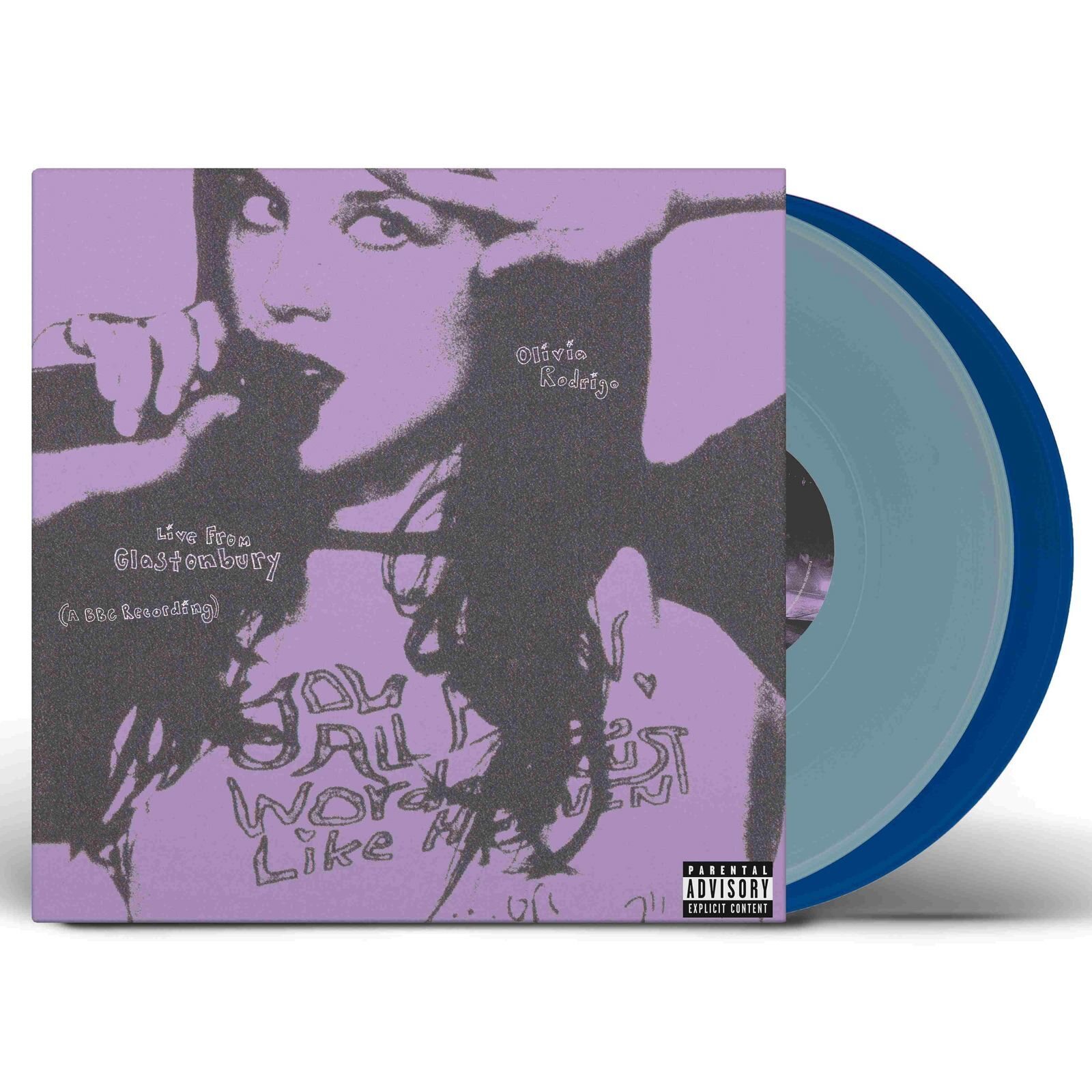 Olivia Rodrigo – Live From Glastonbury LP Light Blue & Cobald Vinyl