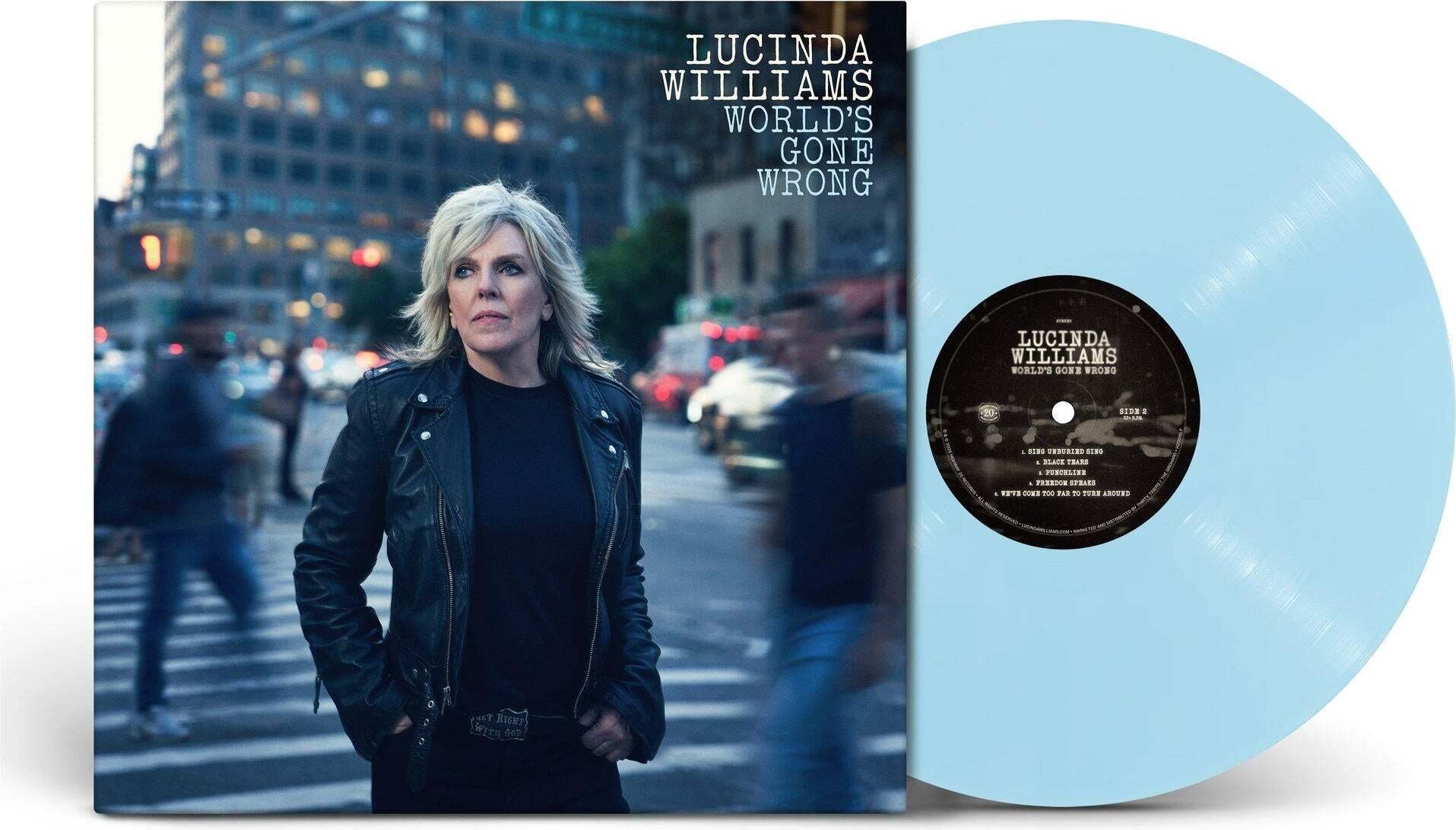 Lucinda Williams – World's Gone Wrong LP (Sky Blue Vinyl)