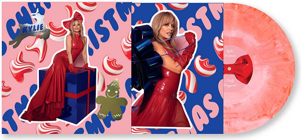 Kylie Minogue – Kylie Christmas LP (Pink & White Marble Vinyl)