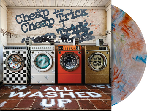 Cheap Trick – All Washed Up LP (Indie Clear with Orange And Blue Marble Coloured Vinyl)