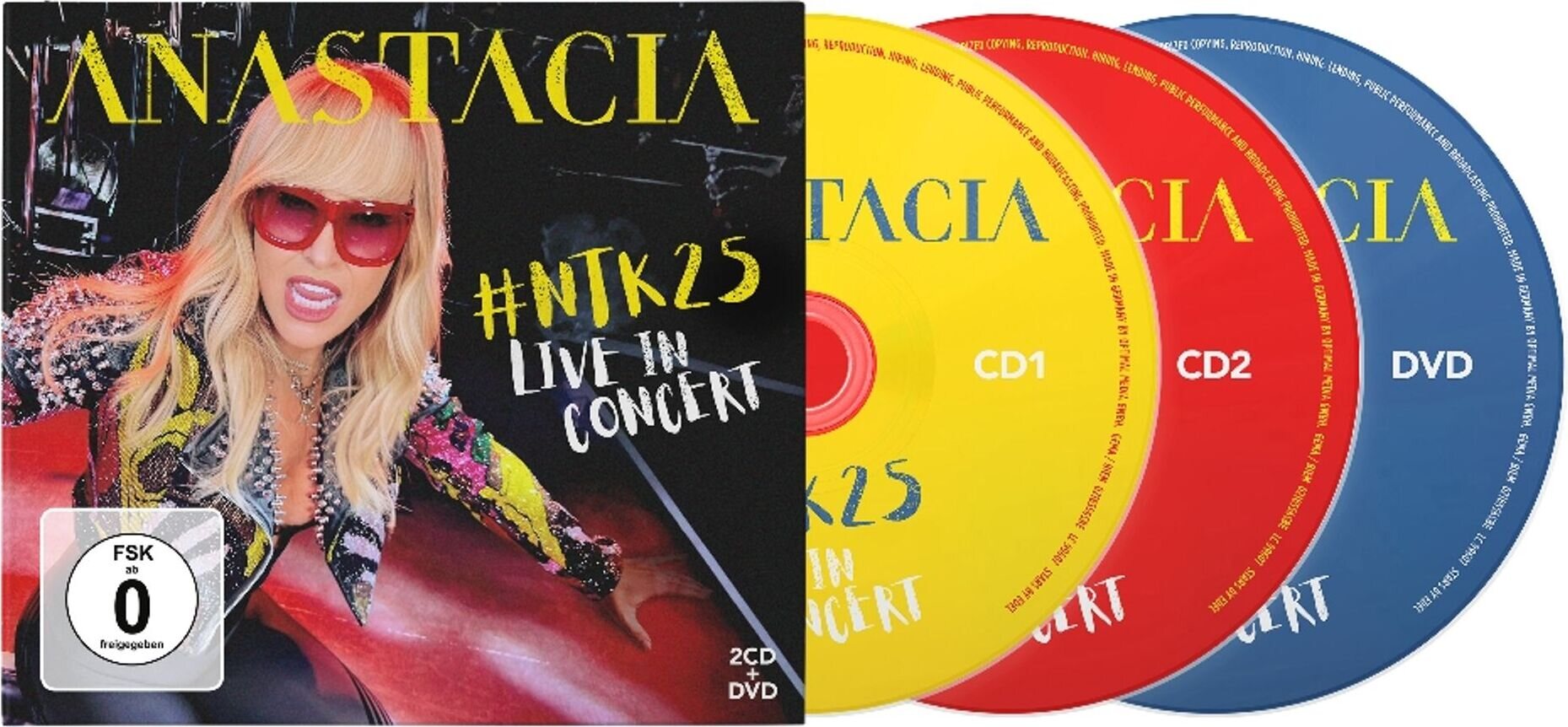Anastacia – Anastacia #NTK25 - Live in Concert 2CD+DVD