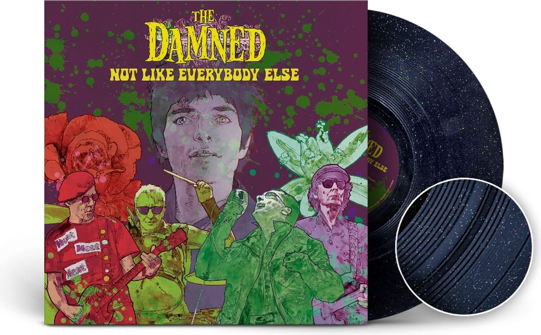 Damned – Not Like Everybody Else LP (Rainbow Sparkle Vinyl)