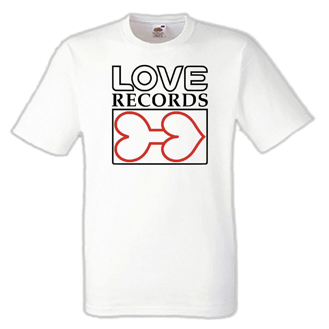 Love Records T-paita Valkoinen Ladyfit L