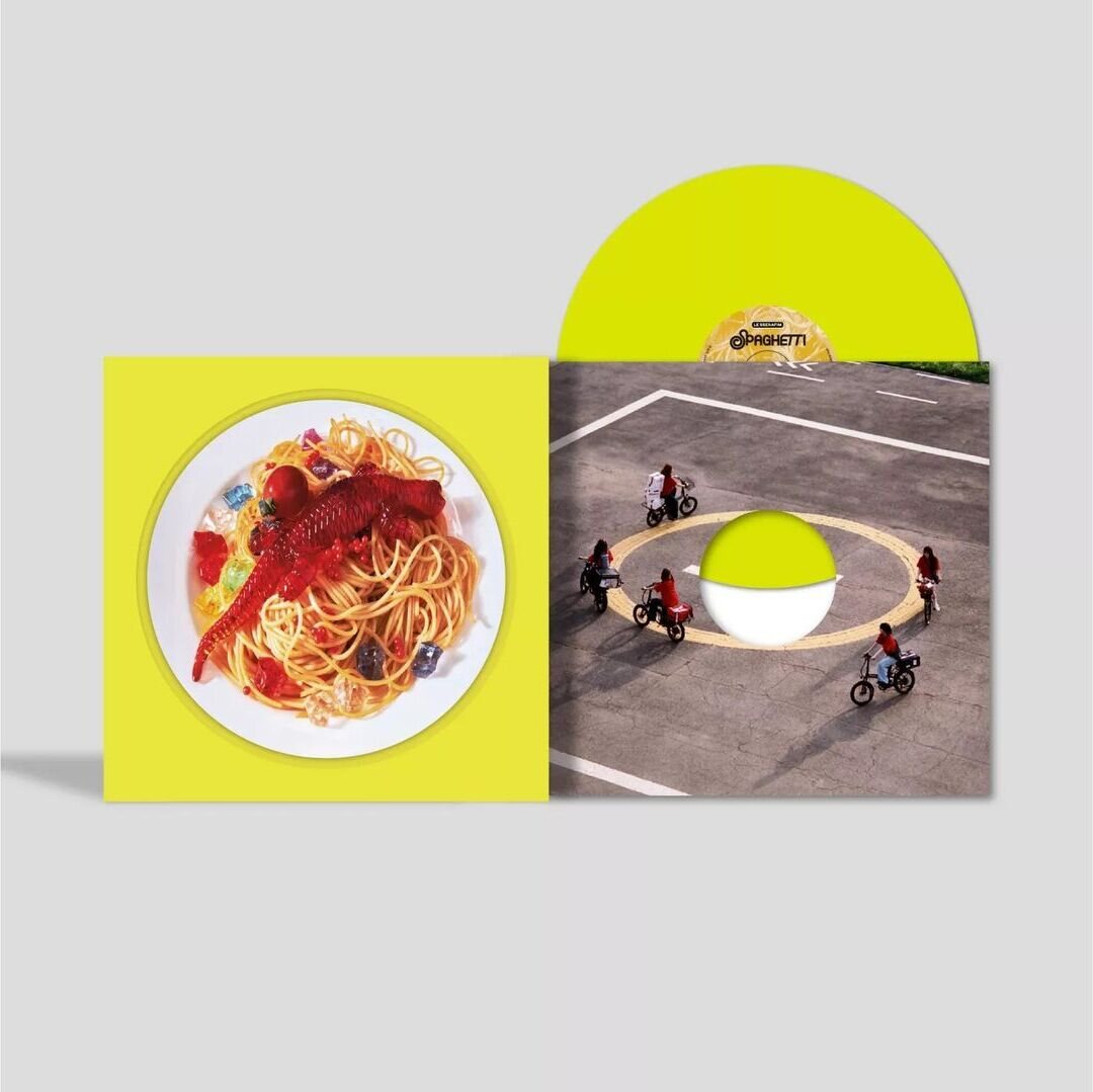 LE SSERAFIM – 1st Single Album 'SPAGHETTI' LP (Neon Yellow Vinyl)