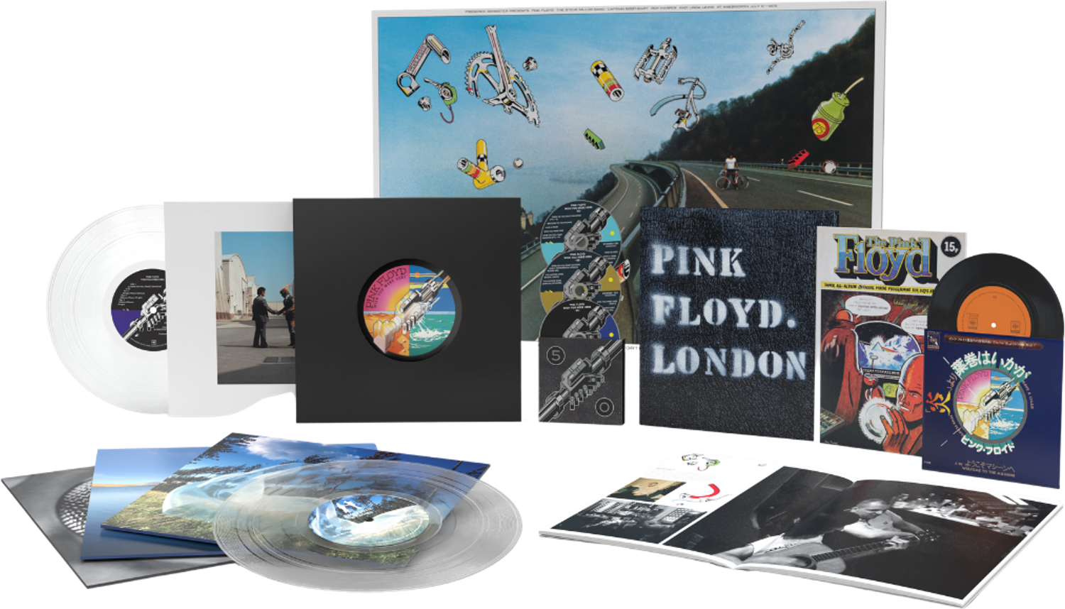 Pink Floyd – Wish You Were Here (50th Anniversary) 4LP+2CD+7"+Blu-ray Deluxe Boxset