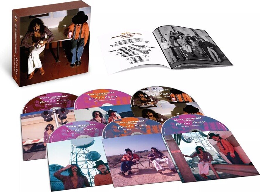 Frank Zappa – Bongo Fury (50th Anniversary) 5CD+Blu-Ray (Super Deluxe Edition)