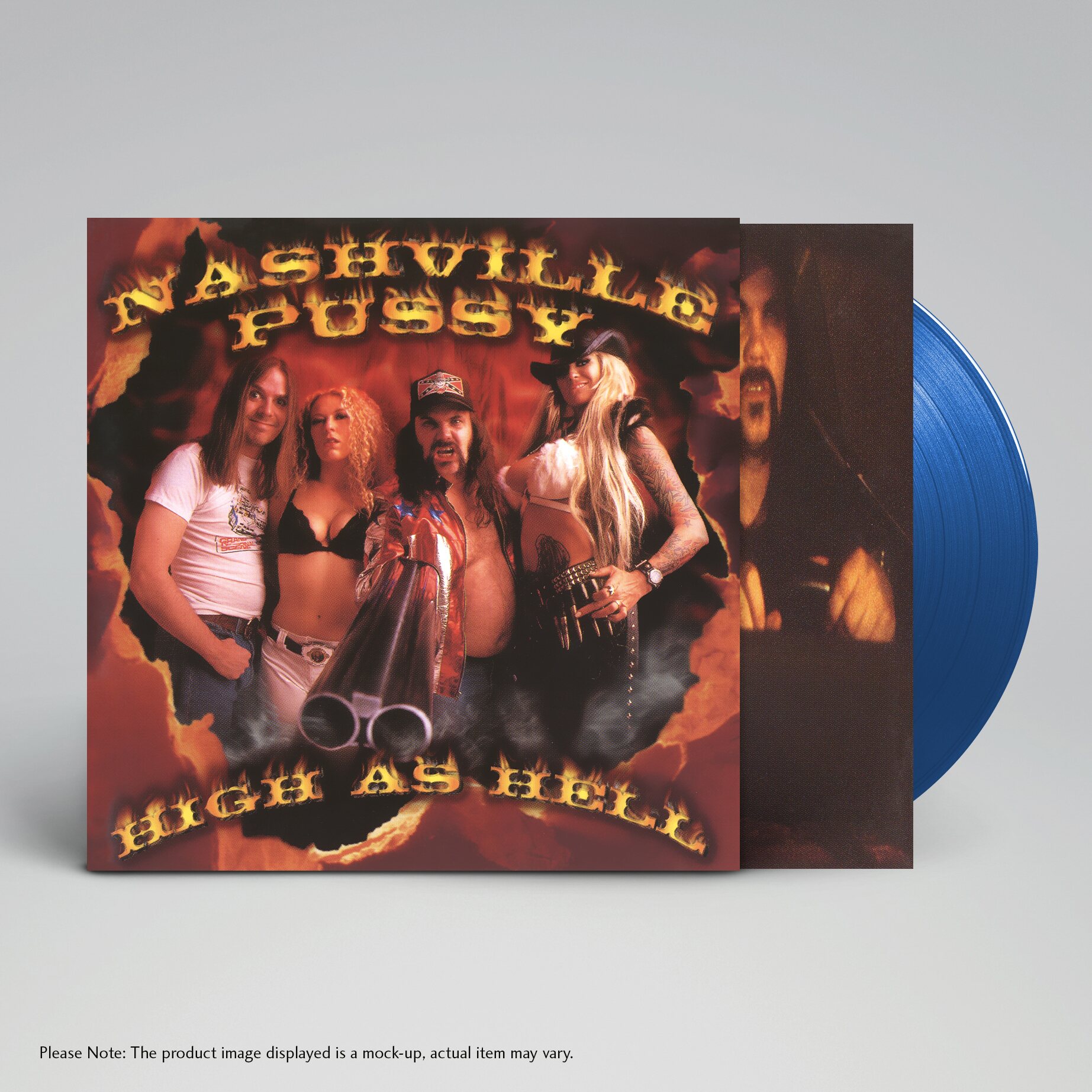 Nashville Pussy – High As Hell LP (Denim Blue Vinyl)