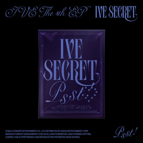 IVE – IVE THE 4th EP IVE SECRET CD (Psst! ver.)
